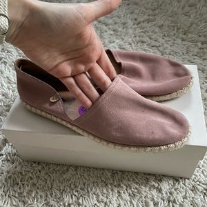 Verbanas Espadrilles Size 8.5W - mauve pink